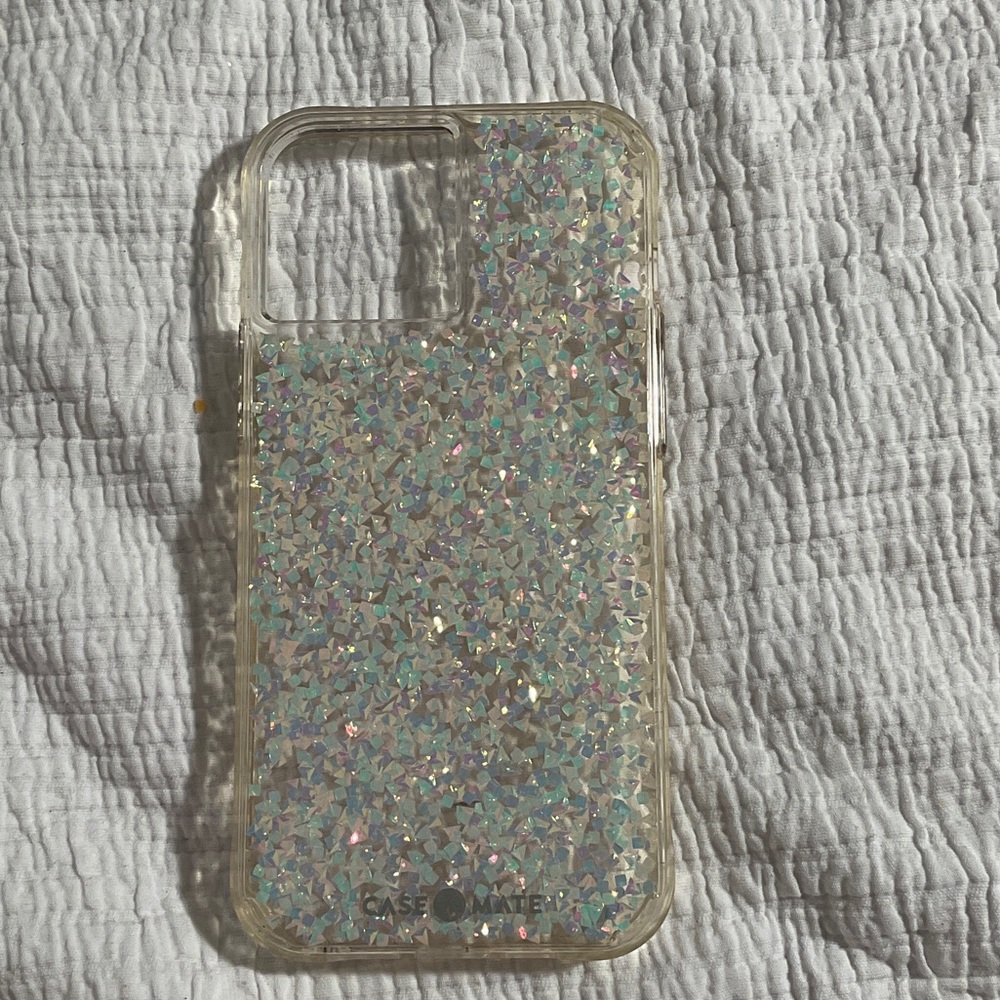 Case-Mate Sparkling Glitter Phone Case - Silver and Gold
